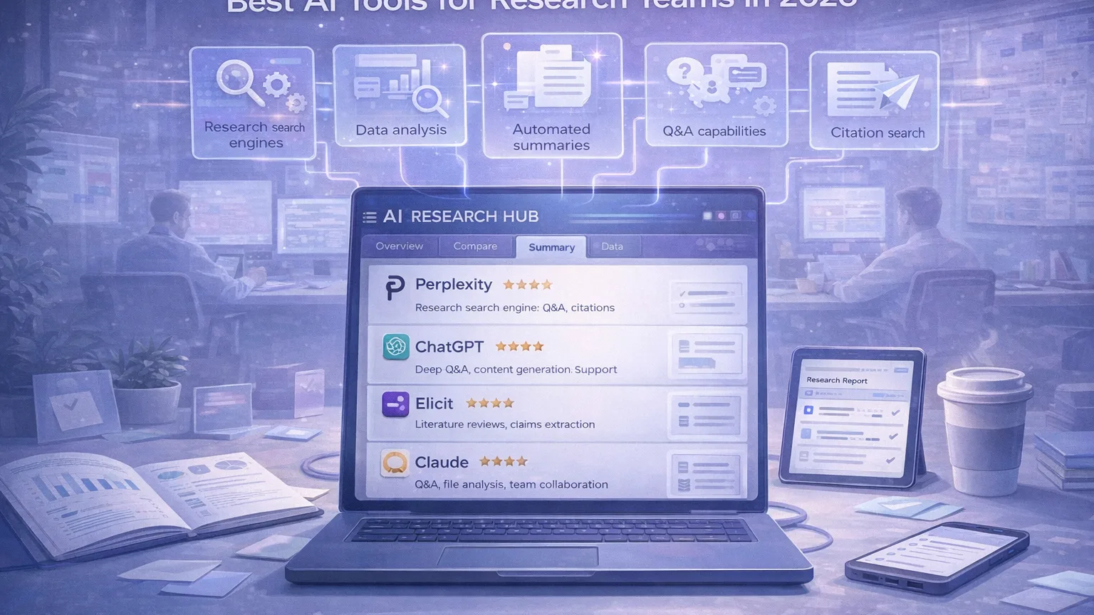 Best AI Tools for Research Teams in 2026